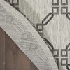image:imageNourison Home Garden Party Ivory Blue 710 x Round Area Rug Traditional Trellis Bed Room Living Room Dining Room Kitchen Easy Clean Non Shedding 8 RoundIvoryCharcoal