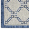 image:imageNourison Home Garden Party Ivory Blue 710 x Round Area Rug Traditional Trellis Bed Room Living Room Dining Room Kitchen Easy Clean Non Shedding 8 RoundIvory Blue
