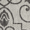 image:imageNourison Home Garden Party IvoryCharcoal 22 x 39 Area Rug  Easy Clean Non Shedding Bed Room Living Room Dining Room Kitchen 2 x 4