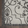 image:imageNourison Home Garden Party IvoryCharcoal 22 x 39 Area Rug  Easy Clean Non Shedding Bed Room Living Room Dining Room Kitchen 2 x 4