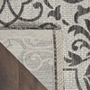 image:imageNourison Home Garden Party IvoryCharcoal 22 x 39 Area Rug  Easy Clean Non Shedding Bed Room Living Room Dining Room Kitchen 2 x 4
