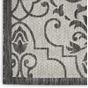 image:imageNourison Home Garden Party IvoryCharcoal 22 x 39 Area Rug  Easy Clean Non Shedding Bed Room Living Room Dining Room Kitchen 2 x 4
