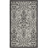 image:imageNourison Home Garden Party IvoryCharcoal 22 x 39 Area Rug  Easy Clean Non Shedding Bed Room Living Room Dining Room Kitchen 2 x 4