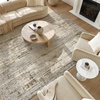 image:imageNourison Home Gentle Framework Grey 6 x 9 Area Rug  Easy Clean Non Shedding Bed Room Living Room Dining Room Kitchen 6 x 9Mocha