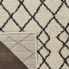 image:imageNourison Home Geometric Shag IvoryCharcoal 22 x 39 Area Rug  Easy Clean Non Shedding Bed Room Living Room Dining Room Kitchen 2 x 4