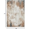 image:imageNourison Home Glam Abstract TaupeMulti 53 x 73 Area Rug Easy Cleaning Non Shedding Bed Room Living Room Dining Room Kitchen 5x7TaupeMulti