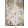 image:imageNourison Home Glam Abstract TaupeMulti 53 x 73 Area Rug Easy Cleaning Non Shedding Bed Room Living Room Dining Room Kitchen 5x7TaupeMulti