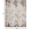 image:imageNourison Home Glam Abstract TaupeMulti 53 x 73 Area Rug Easy Cleaning Non Shedding Bed Room Living Room Dining Room Kitchen 5x7TaupeMulti