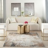 image:imageNourison Home Glam Abstract TaupeMulti 53 x 73 Area Rug Easy Cleaning Non Shedding Bed Room Living Room Dining Room Kitchen 5x7TaupeMulti