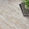 image:imageNourison Home Glam Cream Grey 710 x 910 Area Rug  Easy Clean Non Shedding Bed Room Living Room Dining Room Kitchen 8 x 10Cream Grey