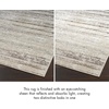 image:imageNourison Home Glam Cream Grey 710 x 910 Area Rug  Easy Clean Non Shedding Bed Room Living Room Dining Room Kitchen 8 x 10Cream Grey