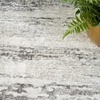 image:imageNourison Home Glam Cream Grey 710 x 910 Area Rug  Easy Clean Non Shedding Bed Room Living Room Dining Room Kitchen 8 x 10Cream Grey