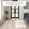 image:imageNourison Home Glam Ivory Cream 710 x 910 Area Rug  Easy Clean Non Shedding Bed Room Living Room Dining Room Kitchen 8 x 10Ivory Cream