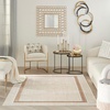 image:imageNourison Home Glam Ivory Cream 710 x 910 Area Rug  Easy Clean Non Shedding Bed Room Living Room Dining Room Kitchen 8 x 10Ivory Cream