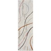 image:imageNourison Home Glam Ivory Multicolor 23 x 76 Area Rug  Easy Clean Non Shedding Bed Room Living Room Dining Room Kitchen 8 RunnerIvoryMulti