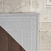 image:imageNourison Home Glam Ivory Multicolor 53 x 73 Area Rug  Easy Clean Non Shedding Bed Room Living Room Dining Room Kitchen 5 x 7Ivory