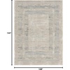 image:imageNourison Home Glam Ivory Multicolor 53 x 73 Area Rug  Easy Clean Non Shedding Bed Room Living Room Dining Room Kitchen 5 x 7Ivory Multicolor