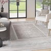 image:imageNourison Home Glam Ivory Multicolor 53 x 73 Area Rug  Easy Clean Non Shedding Bed Room Living Room Dining Room Kitchen 5 x 7Silver