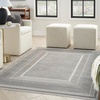 image:imageNourison Home Glam Ivory Multicolor 53 x 73 Area Rug  Easy Clean Non Shedding Bed Room Living Room Dining Room Kitchen 5 x 7Silver