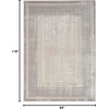 image:imageNourison Home Glam Ivory Multicolor 53 x 73 Area Rug  Easy Clean Non Shedding Bed Room Living Room Dining Room Kitchen 5 x 7Silver