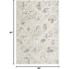 image:imageNourison Home Glam Ivory Multicolor 9 x 12 Area Rug  Easy Clean Non Shedding Bed Room Living Room Dining Room Kitchen 9 x 12IvoryMulti