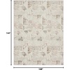 image:imageNourison Home Glam Ivory Multicolor 9 x 12 Area Rug  Easy Clean Non Shedding Bed Room Living Room Dining Room Kitchen 9 x 12IvoryMulti
