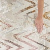 image:imageNourison Home Glam Multicolor 710 x 910 Area Rug  Easy Clean Non Shedding Bed Room Living Room Dining Room Kitchen 8 x 10Multi Color