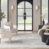 image:imageNourison Home Glam Silver Grey 53 x 73 Area Rug  Easy Clean Non Shedding Bed Room Living Room Dining Room Kitchen 5 x 7Silver Grey