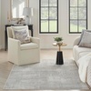 image:imageNourison Home Glam Silver Grey 53 x 73 Area Rug  Easy Clean Non Shedding Bed Room Living Room Dining Room Kitchen 5 x 7Silver Grey