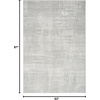 image:imageNourison Home Glam Silver Grey 53 x 73 Area Rug  Easy Clean Non Shedding Bed Room Living Room Dining Room Kitchen 5 x 7Silver Grey