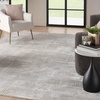 image:imageNourison Home Glam Silver Grey 53 x 73 Area Rug  Easy Clean Non Shedding Bed Room Living Room Dining Room Kitchen 5 x 7Silver Grey