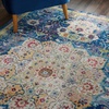 image:imageNourison Home Global Vintage Traditional Blue 4 x 6 Area Rug Easy Clean Non Shedding Bed Room Living Room Dining Room Kitchen 4x64X6