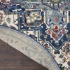 image:imageNourison Home Global Vintage Traditional Ivory Navy 4 x Round Area Rug Easy Clean Non Shedding Bed Room Living Room Dining Room Kitchen 4 RoundIvory Navy