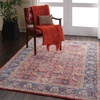 image:imageNourison Home Global Vintage Traditional Red 4 x 6 Area Rug Easy Clean Non Shedding Bed Room Living Room Dining Room Kitchen 4x64 x 6 Rectangular