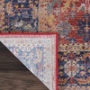 image:imageNourison Home Global Vintage Traditional Red 4 x 6 Area Rug Easy Clean Non Shedding Bed Room Living Room Dining Room Kitchen 4x64 x 6 Rectangular