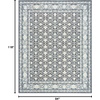 image:imageNourison Home Grace Sage 53 x 73 Area Rug  Easy Clean Non Shedding Bed Room Living Room Dining Room Kitchen 5 x 7Blue