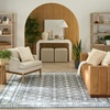 image:imageNourison Home Grace Sage 53 x 73 Area Rug  Easy Clean Non Shedding Bed Room Living Room Dining Room Kitchen 5 x 7Blue
