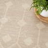 image:imageNourison Home Grafix Beige 53 x 73 Area Rug  Easy Clean Non Shedding Bed Room Living Room Dining Room Kitchen 5 x 7Beige
