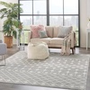 image:imageNourison Home Grafix Beige 53 x 73 Area Rug  Easy Clean Non Shedding Bed Room Living Room Dining Room Kitchen 5 x 7Grey
