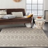 image:imageNourison Home Grafix Beige 53 x 73 Area Rug  Easy Clean Non Shedding Bed Room Living Room Dining Room Kitchen 5 x 7Grey