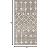 image:imageNourison Home Grafix Beige 53 x 73 Area Rug  Easy Clean Non Shedding Bed Room Living Room Dining Room Kitchen 5 x 7Grey