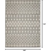 image:imageNourison Home Grafix Beige 53 x 73 Area Rug  Easy Clean Non Shedding Bed Room Living Room Dining Room Kitchen 5 x 7Grey