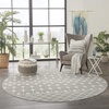 image:imageNourison Home Grafix Beige 53 x 73 Area Rug  Easy Clean Non Shedding Bed Room Living Room Dining Room Kitchen 5 x 7Grey