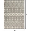 image:imageNourison Home Grafix Beige 53 x 73 Area Rug  Easy Clean Non Shedding Bed Room Living Room Dining Room Kitchen 5 x 7Grey