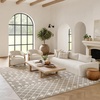 image:imageNourison Home Grafix Beige 53 x 73 Area Rug  Easy Clean Non Shedding Bed Room Living Room Dining Room Kitchen 5 x 7Grey