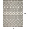 image:imageNourison Home Grafix Beige 53 x 73 Area Rug  Easy Clean Non Shedding Bed Room Living Room Dining Room Kitchen 5 x 7Grey