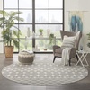 image:imageNourison Home Grafix Beige 53 x 73 Area Rug  Easy Clean Non Shedding Bed Room Living Room Dining Room Kitchen 5 x 7Grey