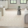 image:imageNourison Home Grafix Beige 53 x 73 Area Rug  Easy Clean Non Shedding Bed Room Living Room Dining Room Kitchen 5 x 7Ivory Beige