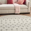 image:imageNourison Home Grafix Beige 53 x 73 Area Rug  Easy Clean Non Shedding Bed Room Living Room Dining Room Kitchen 5 x 7IvoryGrey