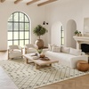 image:imageNourison Home Grafix Beige 53 x 73 Area Rug  Easy Clean Non Shedding Bed Room Living Room Dining Room Kitchen 5 x 7IvoryGrey